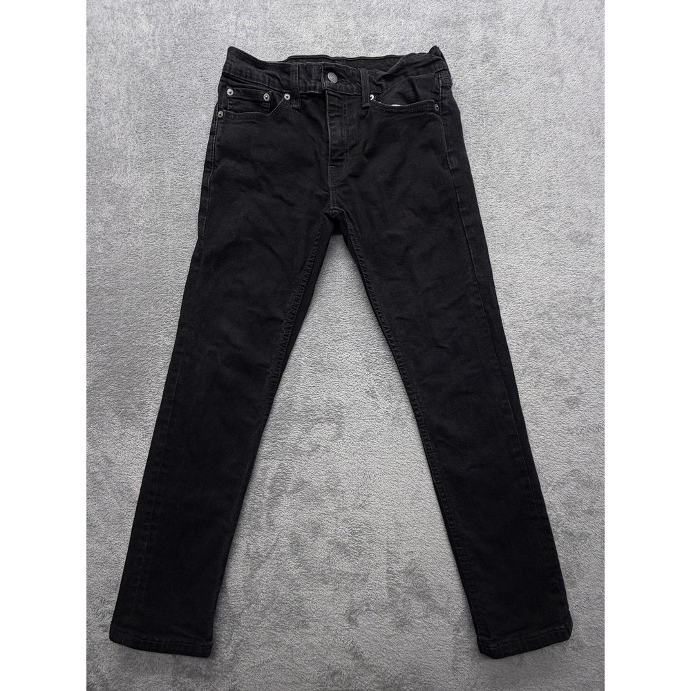 Levis 511 Jeans Mens Measured 29x28 Black Slim Straight Stretch Pants Casual